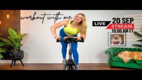 LIVE Indoor Cycling Workout! | 50-minute Indoor Cycling Class + ENCORE!