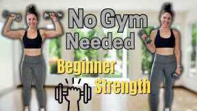 Beginner Strength Workout at Home | 20 Minutes, No Gym Needed!