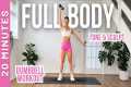 20MIN FULL BODY DUMBBELL WORKOUT - No 