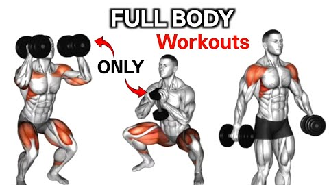 The Ultimate At-Home Dumbbell Workout (FULL BODY)