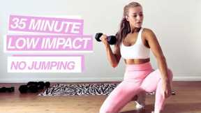 35-Min Full Body Dumbbell Workout 💪 Low Impact No Jumping | Beginner Friendly Strength | AnnaFitG