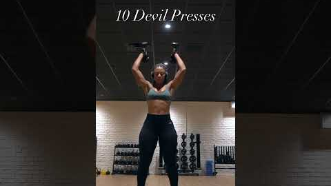 Full Body Insanity Dumbbell Circuit. Try if you dare 💪🏽 #fitness #hiit #workout