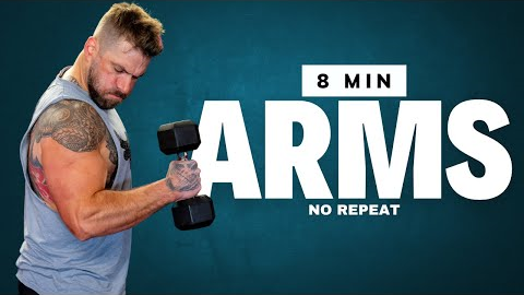Build Stronger Arms in Just 8 Minutes | Dumbbell Only Arm Workout