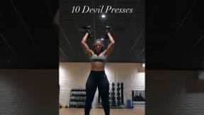 Full Body Insanity Dumbbell Circuit. Try if you dare 💪🏽 #fitness #hiit #workout