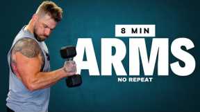 Build Stronger Arms in Just 8 Minutes | Dumbbell Only Arm Workout