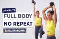 20-Minute Full Body Dumbbell Workout