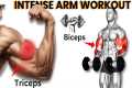 Intense Arm Workout with Dumbbells,