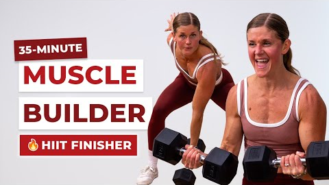 30-Minute Full Body Workout with Dumbbells | Build Muscle + Burn Fat