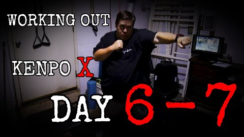 (2024) WORKING OUT -DAY 6 & 7 - (Kenpo X)  FULL WORKOUT - #carnivore  #carnivorediet