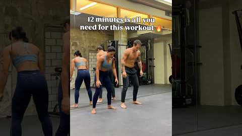 12 Min Full Body Workout 🔥 No Equipment | Quick HIIT to Burn Fat & Build Strength