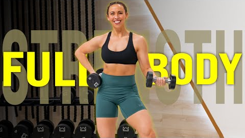 Complete Full Body Strength Workout in 40 Minutes with Dumbbells