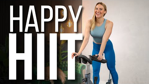 20 min HAPPY HIIT Indoor Cycling Workout