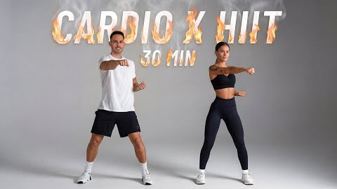 30 MIN CARDIO HIIT WORKOUT - ALL STANDING - Full Body, No Equipment