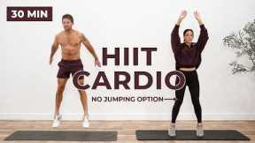 30 Min No Repeats HIIT Cardio Workout (No Equipment + No Jumping Options)