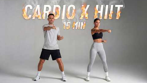 15 MIN CARDIO HIIT WORKOUT - ALL STANDING - Full Body, No Equipment, No Repeat