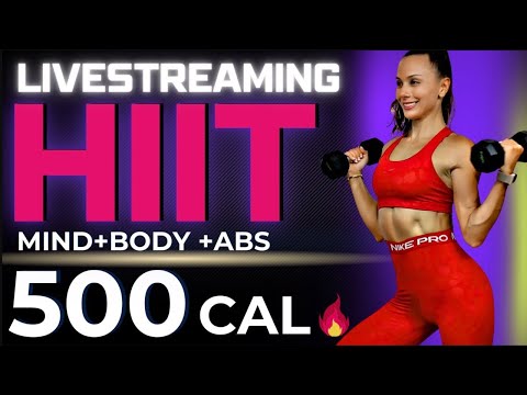 60-MIN Ultimate Fat Burning HIIT Workout with Light Weights + Abs, Body Sculpting & Belly Fat Shred