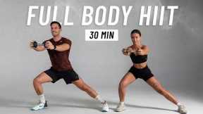 30 Min Full Body Dumbbell HIIT Workout - Strength Training & Fat Burn at Home (No Repeats)