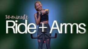 30-min Ride w/ weights \\ ALL LEVELS Spin Class