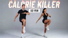 50 MIN CALORIE KILLER HIIT WORKOUT - ALL STANDING - Burn 1000 Calories, Full Body, No Equipment