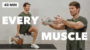 40 Min FULL BODY Dumbbell Workout That WORKS EVERYTHING