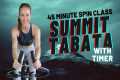 45 MINUTE SPIN CLASS: SUMMIT TABATA