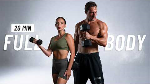 20 Min Full Body Dumbbell Workout at Home to Sculpt & Strengthen (No Repeats)