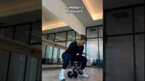 Full body dumbbell workout ❤️‍🔥 40s on, 20s rest, 3 sets - GO! #fullbody #workout #toning #fatloss