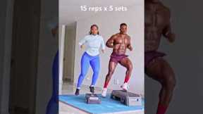 HIIT STEP WIRKOUT | join my 3 weeks winter challenge for online workouts 🏋️‍♂️