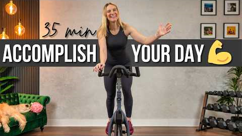 35 min ACCOMPLISHED HIIT Indoor Cycling Workout