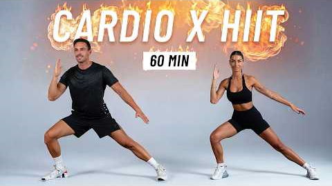 BURN 1000 CALORIES With This 60 Min ALL STANDING CARDIO HIIT Workout (No equipment, at Home)