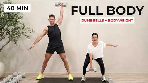 40 MIN Full Body DUMBBELL HIIT Workout 🔥 No Repeats, All Sweat