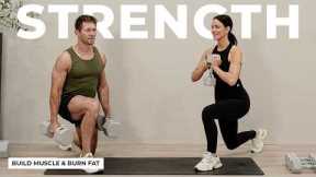 40 Min FULL BODY Dumbbell Workout to Build Strength & Burn Fat