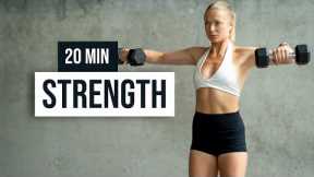 20 MIN BUILD STRENGTH at home or in the gym, full body workout