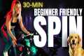 😏 30-Min Spinning Class at Home |