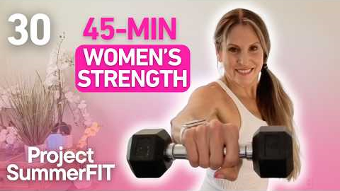 🔥 Full Body Strength Workout for Women 50+ | Build Muscle & Burn Fat With Dumbbells at Home | 30
