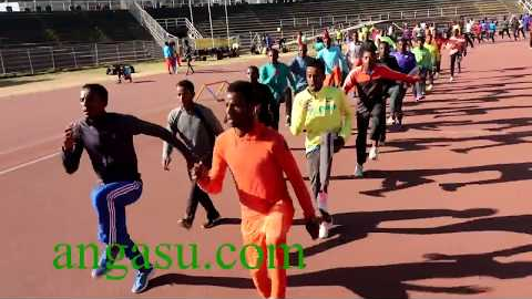 Ethiopia how to Warm up before running