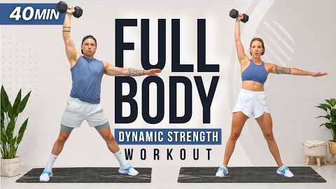 40 Min FULL BODY WORKOUT with DUMBBELLS | Strength, Power & Conditioning