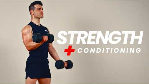 30 Min Full Body Dumbbell Workout | Strength & Conditioning (No Repeat)