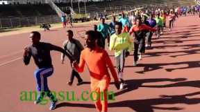 Ethiopia how to Warm up before running