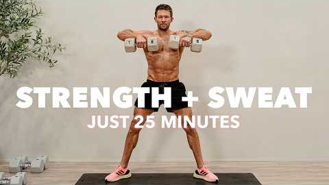 25 Min Full Body Dumbbell Workout | No Repeats, No Jumping