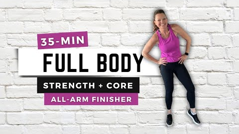 🔥 35-MIN Full Body Dumbbell Workout + ALL ARM FINISHER | Strength & Tone at Home