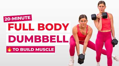 20-Minute Full Body Dumbbell Workout | Build Lean Muscle for Women