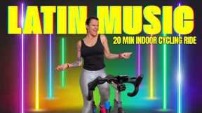 EPIC 20 Minute Latin Indoor Cycling Ride!