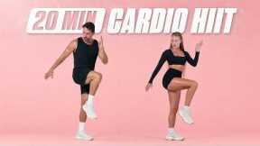 20 Min Standing Cardio HIIT Workout | Full Body Fat Burn (No Repeat, No Equipment)