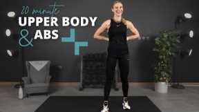 Total Upper Body & Abs | 20 minute home workout with dumbbells