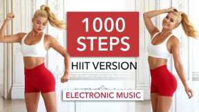1000 STEPS HIIT - max. calories burned in 10min - zone 4-5 cardio