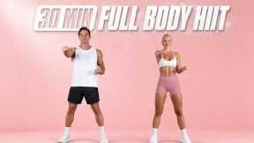 30 Min Full Body HIIT Workout | Burn 400 Calories (No Repeat, No Equipment)