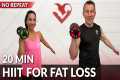 20 Minute HIIT Workout for Fat Loss