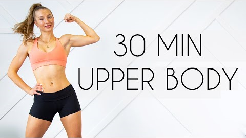 30 min TOTAL UPPER BODY Workout (Tone & Strengthen with Dumbbells)