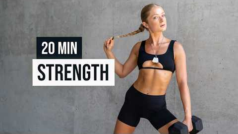 20 MIN Strength With Weights - Dumbbell Only Workout At Home or In The Gym